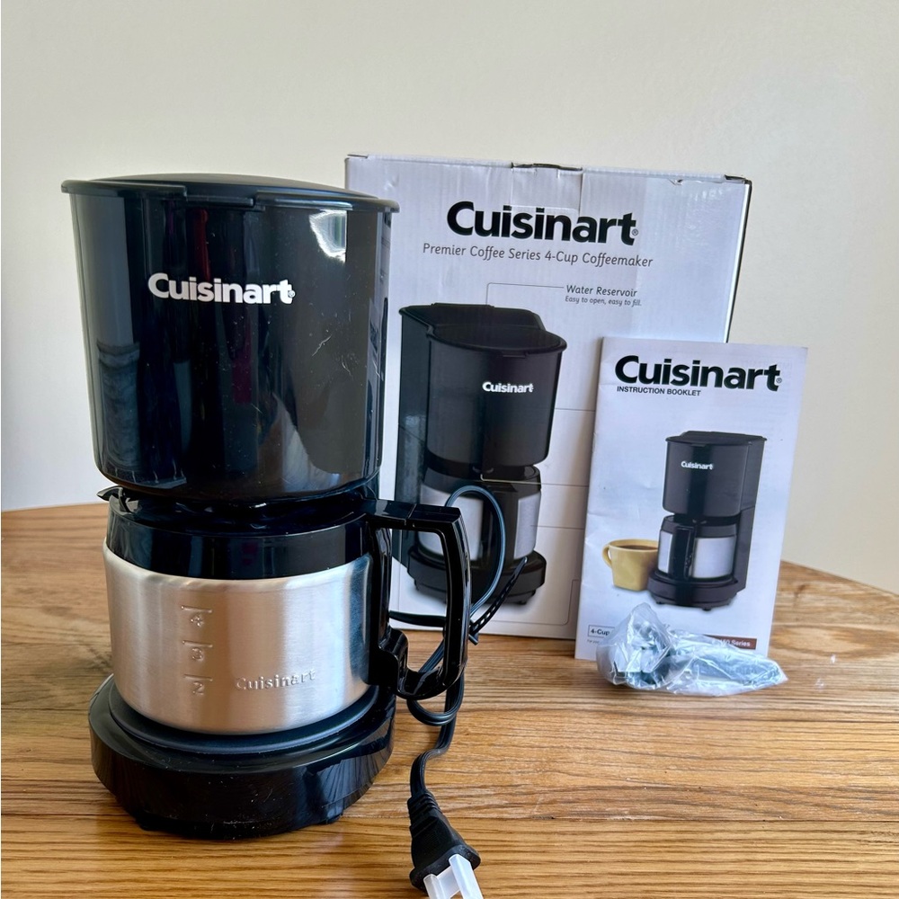 New In Box Cuisinart 4-Cup Coffeemaker
